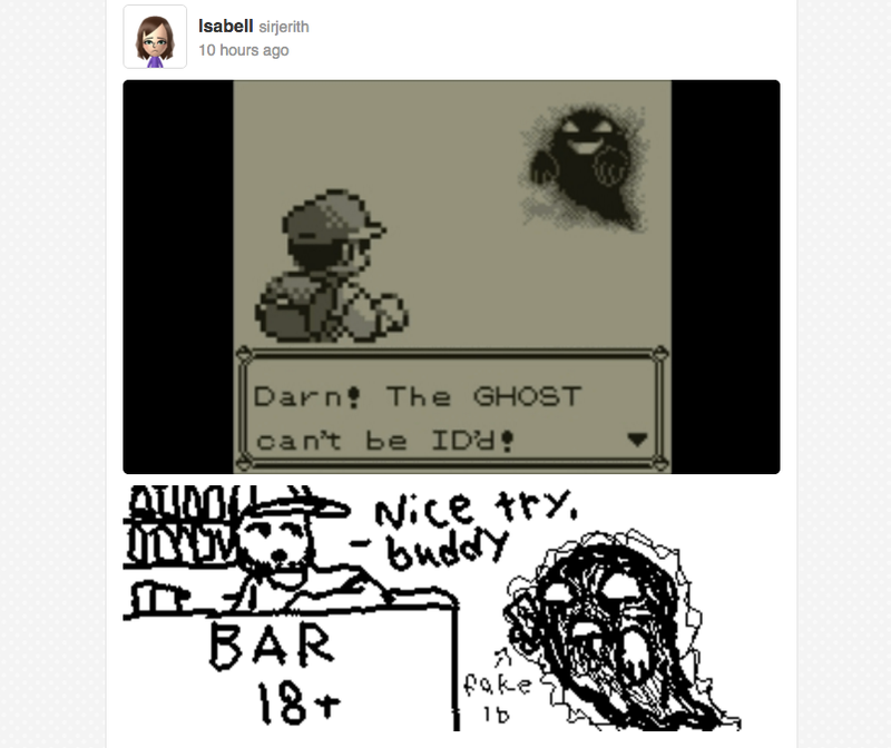 Illustration for article titled Pokémon Red, Blue and Yellow's Miiverse Is Amazing